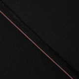 Plain Black Suit Wool Herringbone - Ribes y Casals