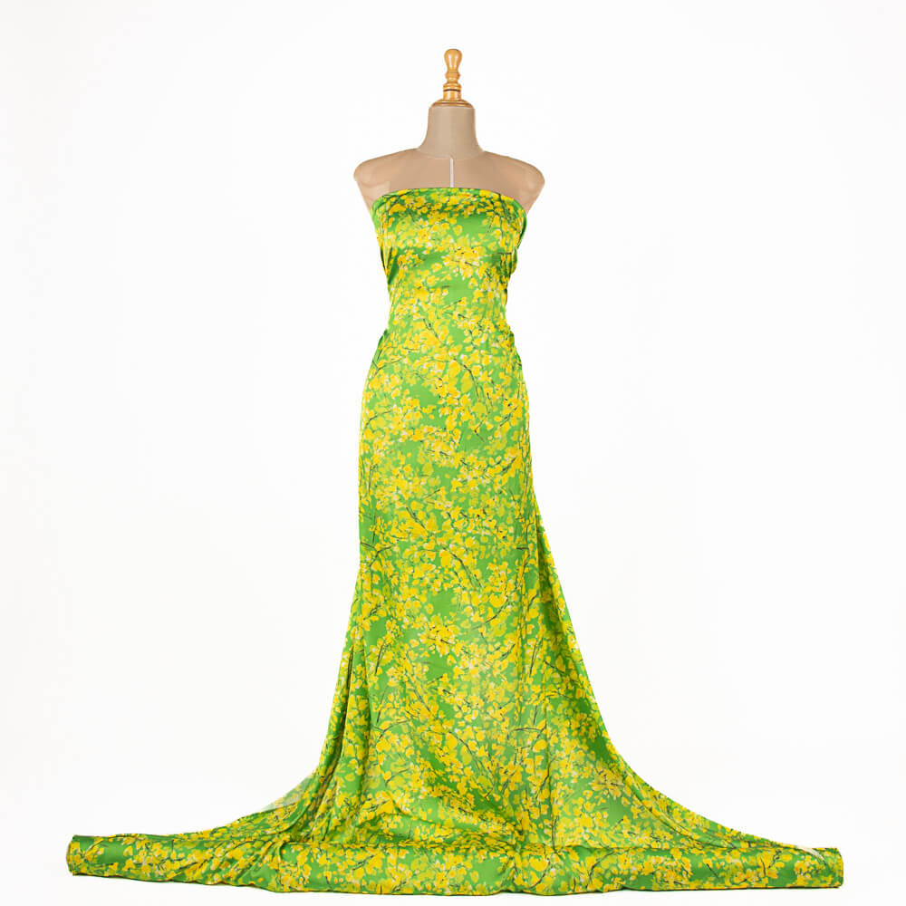 Satin Print Garden Yellow - Ribes y Casals