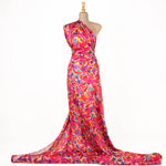 Watercolor Pink Print Satin Watercolor Pink - Ribes y Casals