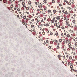 Floral Print Calico in Burgundy and Grey - Ribes y Casals