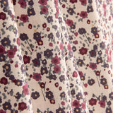 Floral Print Calico in Burgundy and Grey - Ribes y Casals