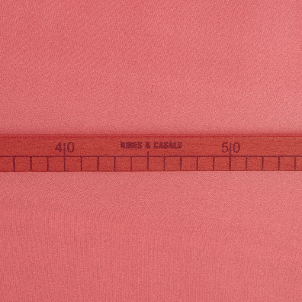 Strawberry Red Silk Chiffon - Ribes y Casals