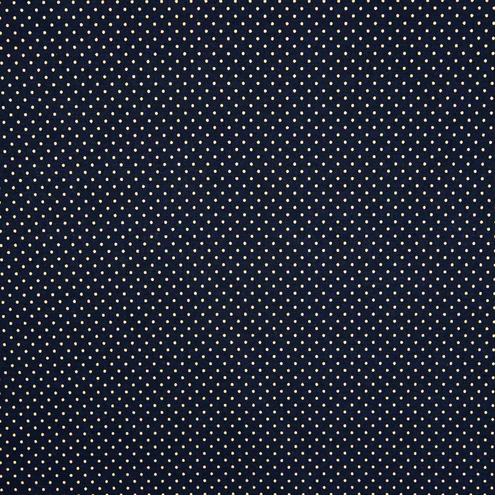 Navy Polka Dot Cotton Poplin - Ribes y Casals