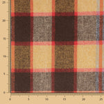 Mustard, Brown and Red Checked Mouflon - Ribes y Casals