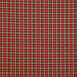 Red Noel Checked Cotton Poplin - Ribes y Casals