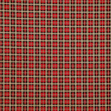 Red Noel Checked Cotton Poplin - Ribes y Casals