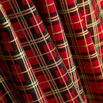 Red Noel Checked Cotton Poplin - Ribes y Casals