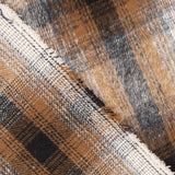 Camel, Grey and Natural Checked Mouflon - Ribes y Casals