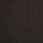 Red Check Poncho Wool - Ribes y Casals