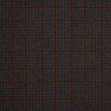 Red Check Poncho Wool - Ribes y Casals