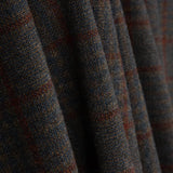 Red Check Poncho Wool - Ribes y Casals