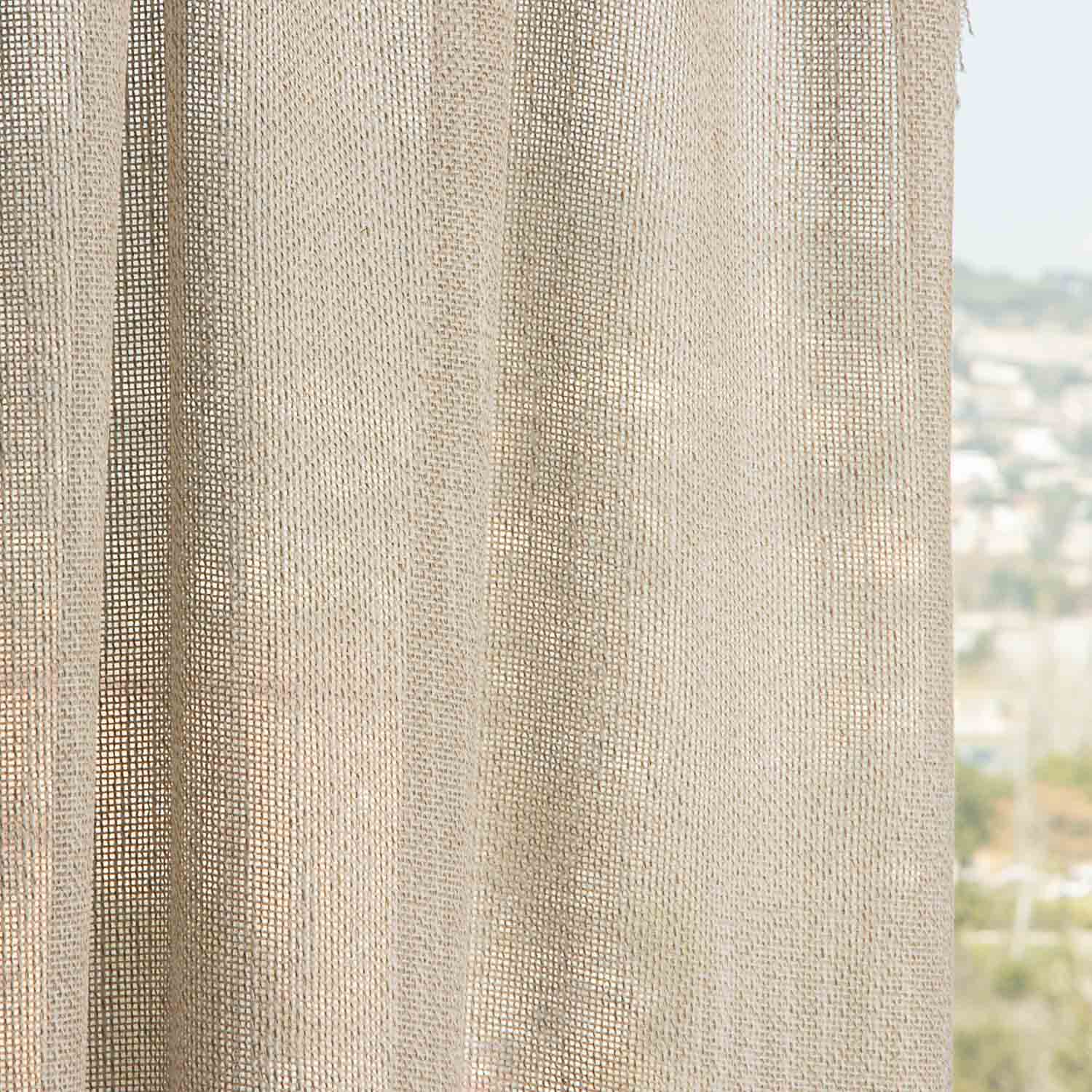 Openwork Net Sheer with Hem - Ribes y Casals