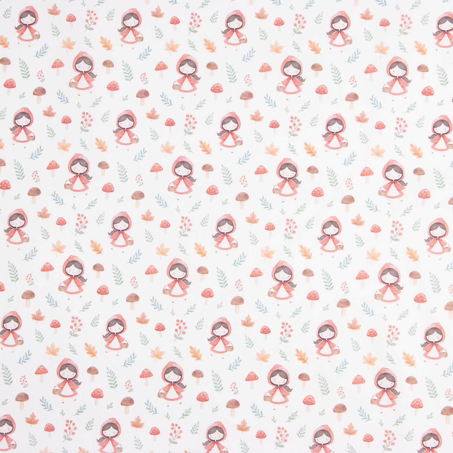 Little Red Riding Hood printed percale - Ribes y Casals