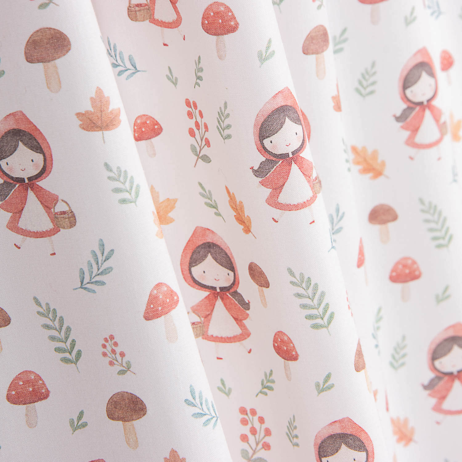 Little Red Riding Hood printed percale - Ribes y Casals