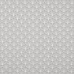 Grey Leaf Print Cotton Percale on White Background - Ribes y Casals