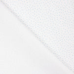 Blue and White Polka Dot Printed Calico - Ribes y Casals