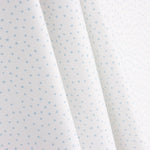 Blue and White Polka Dot Printed Calico - Ribes y Casals