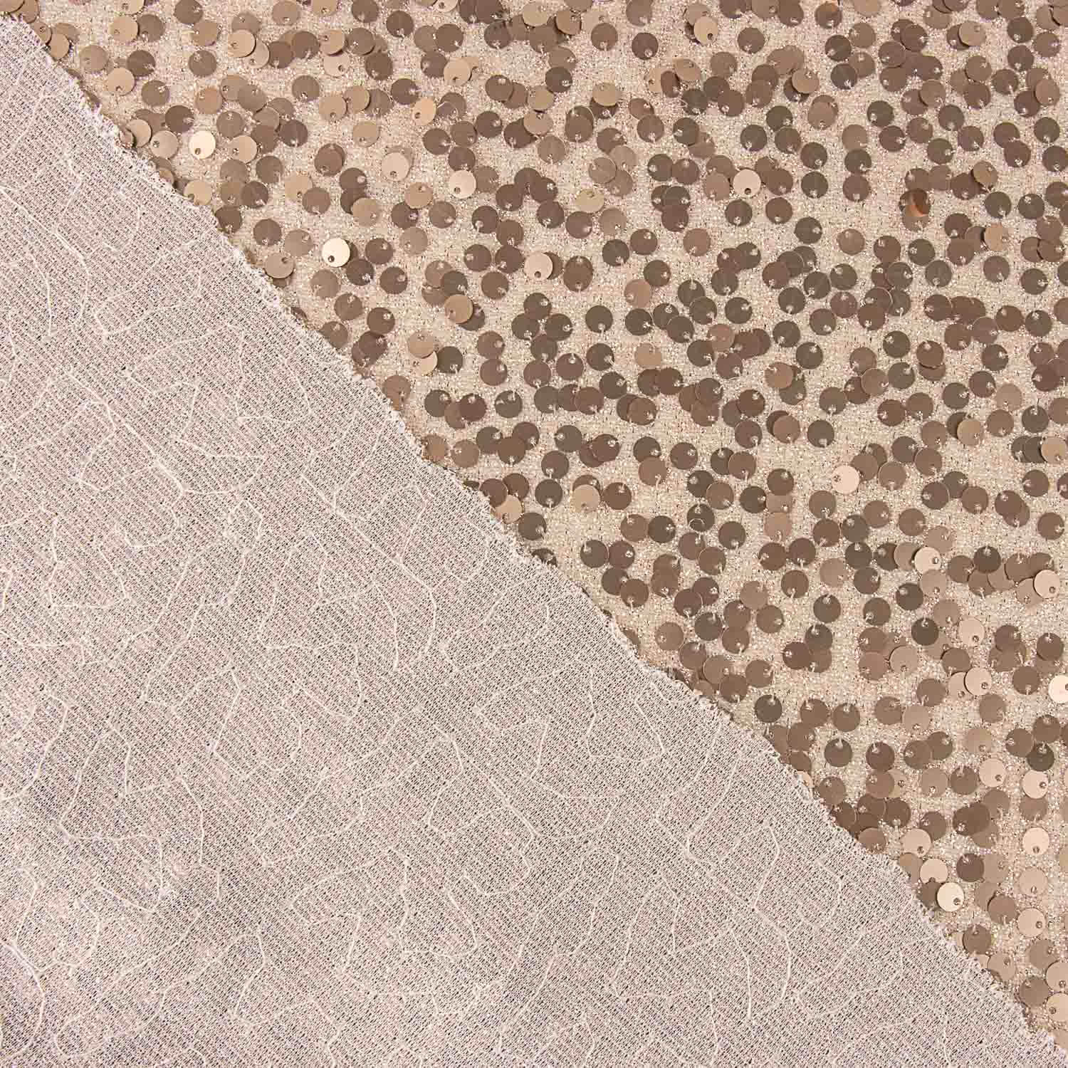 Lamé Knitwear Gold Sequin Makeup - Ribes y Casals