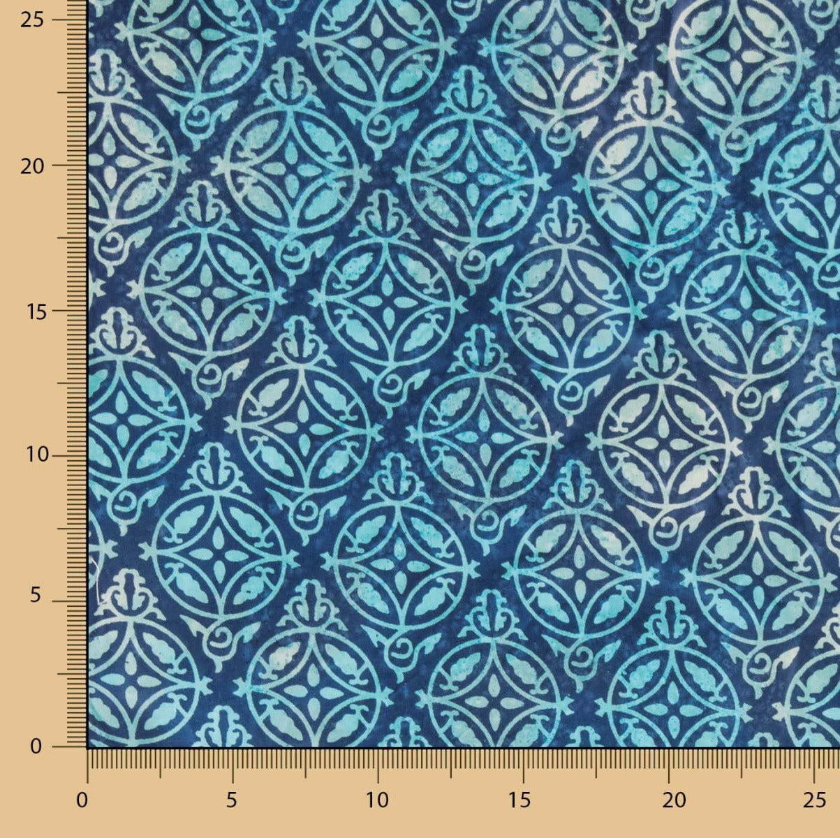 Batik poplin Nairobi Blue - Ribes y Casals