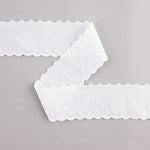 Tira Batista Bordada Blanca Modelo 11693 – 50 mm - Ribes y Casals