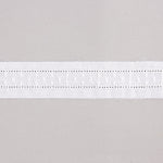 White Embroidered Batiste Trim Model 11696 – 30 mm - Ribes y Casals