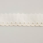 Embroidered Cotton Ribbon 2.5cm - Ribes y Casals