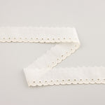 Embroidered Cotton Ribbon 2.5cm - Ribes y Casals