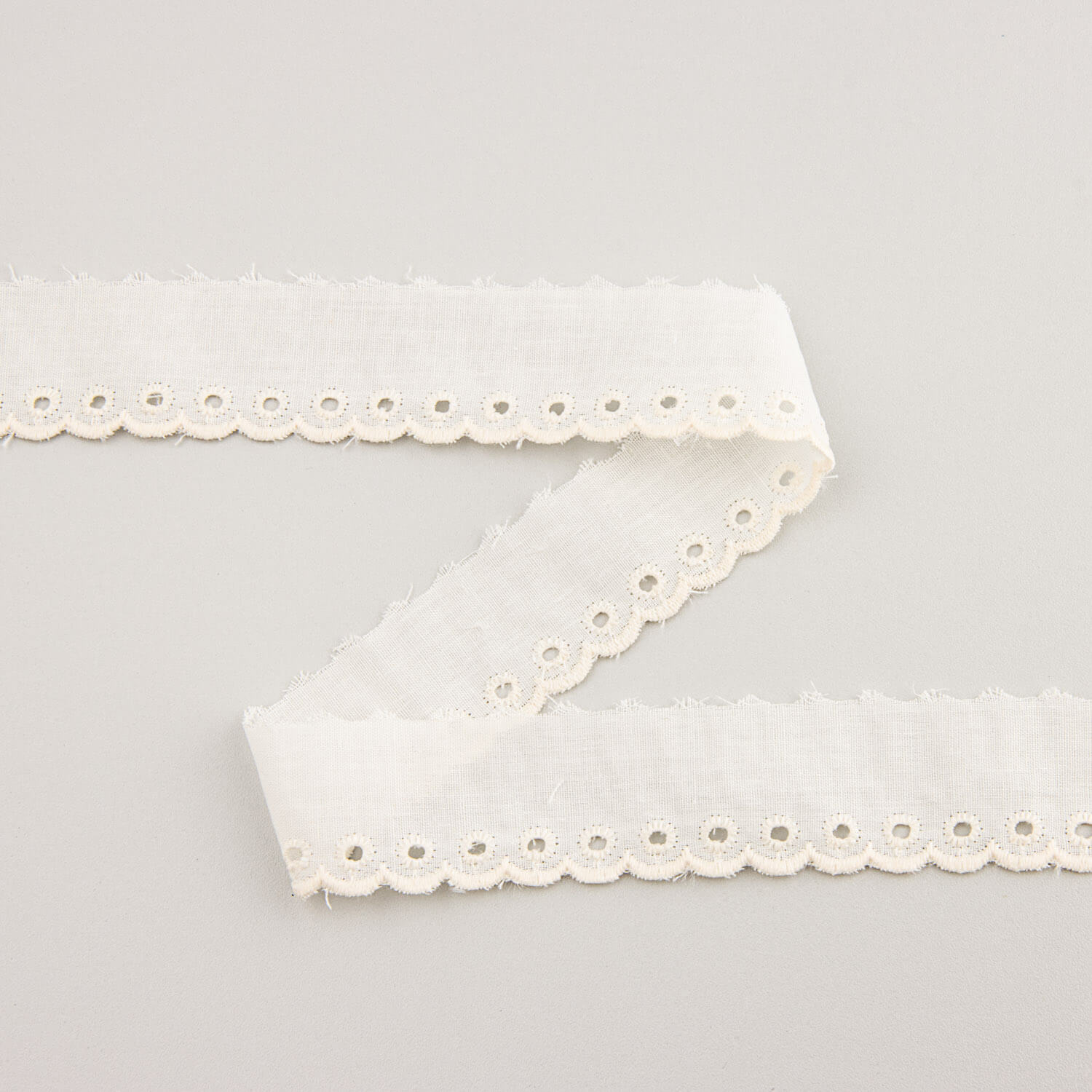 Embroidered Cotton Ribbon 2.5cm - Ribes y Casals