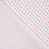 Percale fabric printed with mini red dots - Ribes y Casals