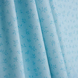 Blue Leaves Printed Percale - Ribes y Casals