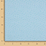 Blue Leaves Printed Percale - Ribes y Casals