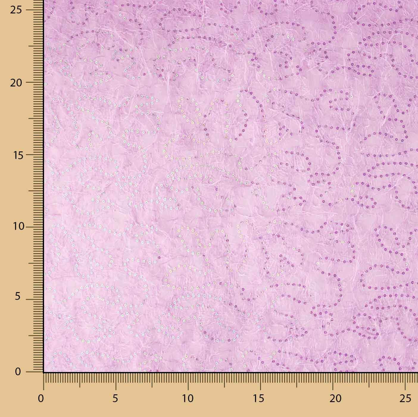 Fantasy Gauze Sequin Mauve Hair - Ribes y Casals