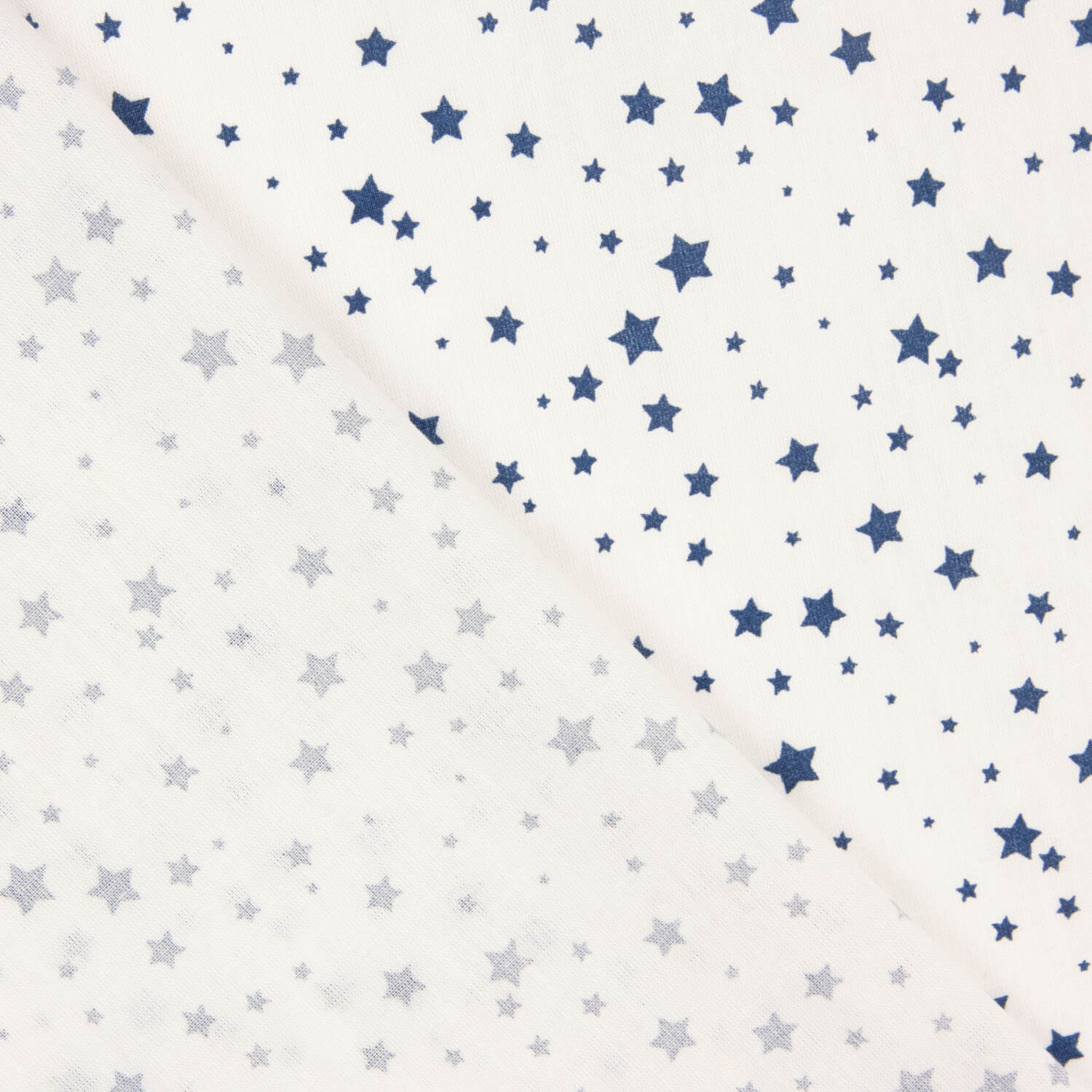 Star Print Cotton Percale with White Background - Ribes y Casals