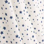 Star Print Cotton Percale with White Background - Ribes y Casals