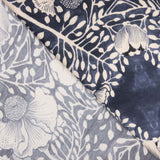 Turquoise Geometric Print Polyester Satin - Ribes y Casals