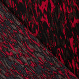 Velvet Wild Red Satin Polyester Fabric - Ribes y Casals