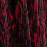 Velvet Wild Red Satin Polyester Fabric - Ribes y Casals