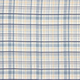 Breeze Blue Check Cotton Voile - Ribes y Casals