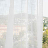 Natural White Plain Curtain - Ribes y Casals