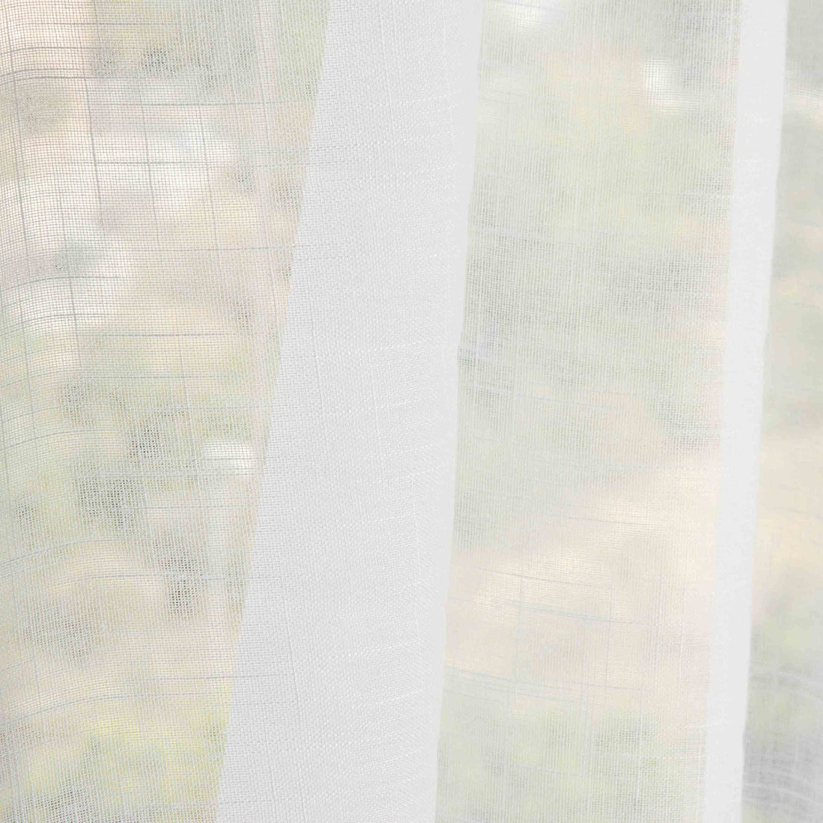 Natural White Plain Curtain - Ribes y Casals