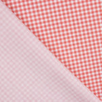 Mini red check printed percale - Ribes y Casals