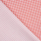 Mini red check printed percale - Ribes y Casals