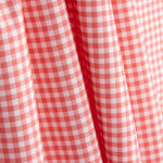 Mini red check printed percale - Ribes y Casals
