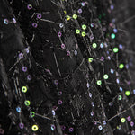 Fantasy Gauze Sequin Noir Hair - Ribes y Casals