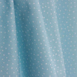 White and Blue Polka Dot Printed Calico - Ribes y Casals