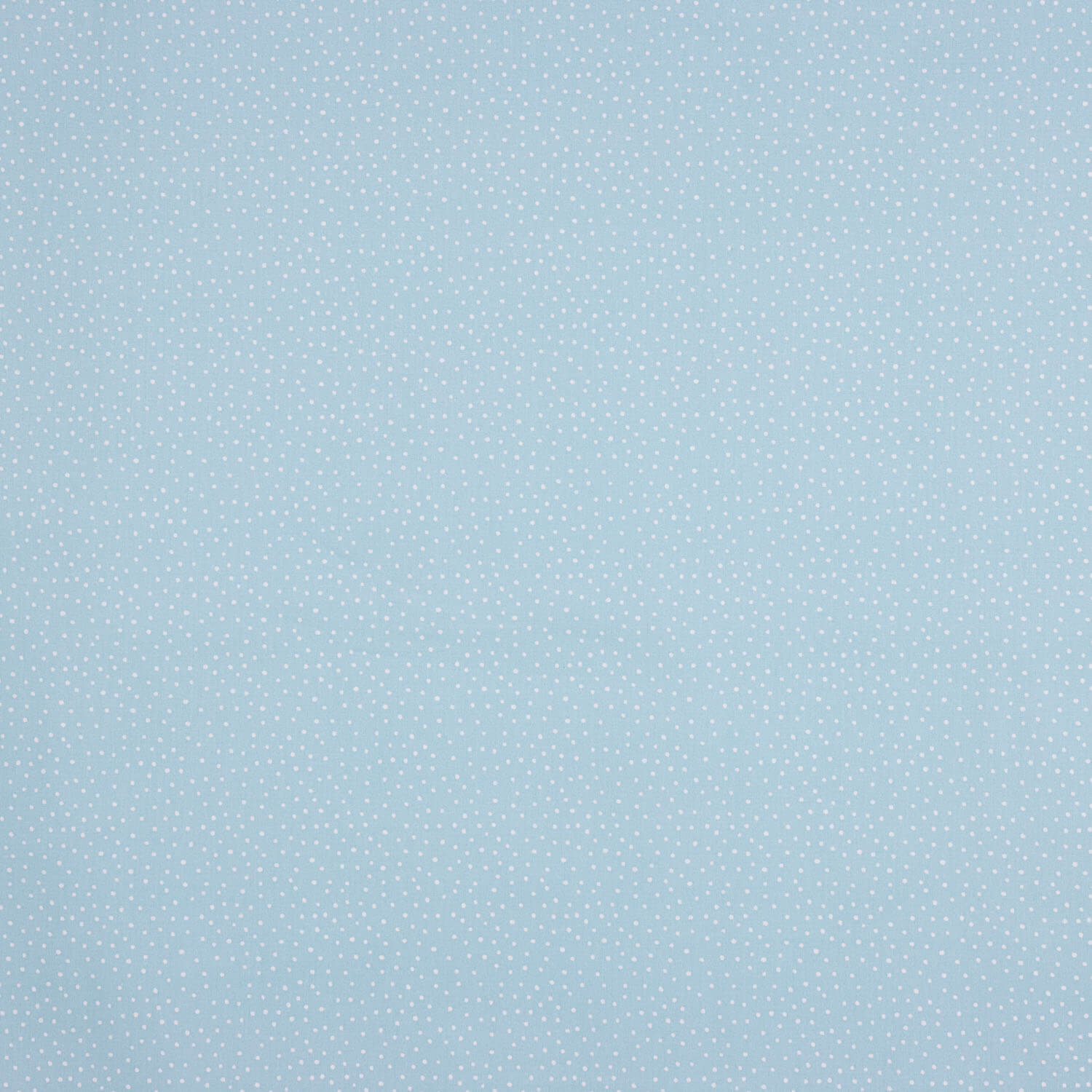 White and Blue Polka Dot Printed Calico - Ribes y Casals