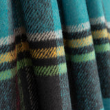 Turquoise, Black and Mustard Checked Mouflon - Ribes y Casals