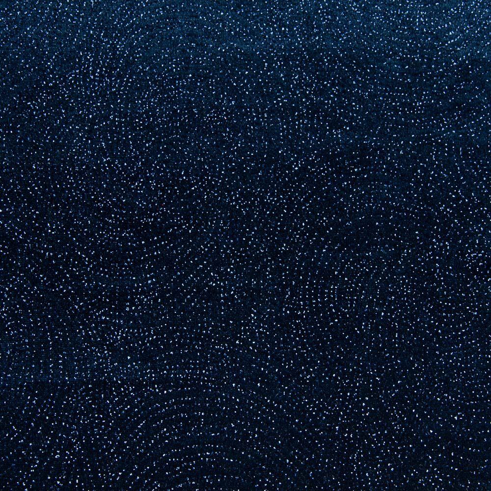 Stretch Velvet Geo Navy Glitter - Ribes y Casals