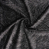 Stretch Velvet Geo Glitter Black - Ribes y Casals