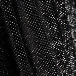 Black Glitter Stretch Velvet - Ribes y Casals